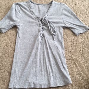 Gray shirt
